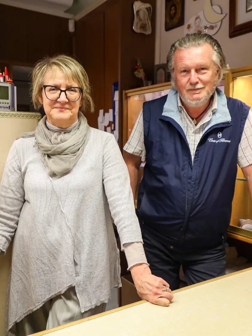 Anna Cantarutti e Bruno Scatto del Banco Oro (Tibaldi)