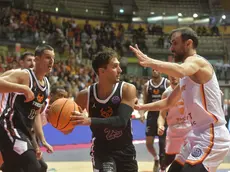 Davide Moretti nel match d’andata contro il Galatasaray Foto Bruni