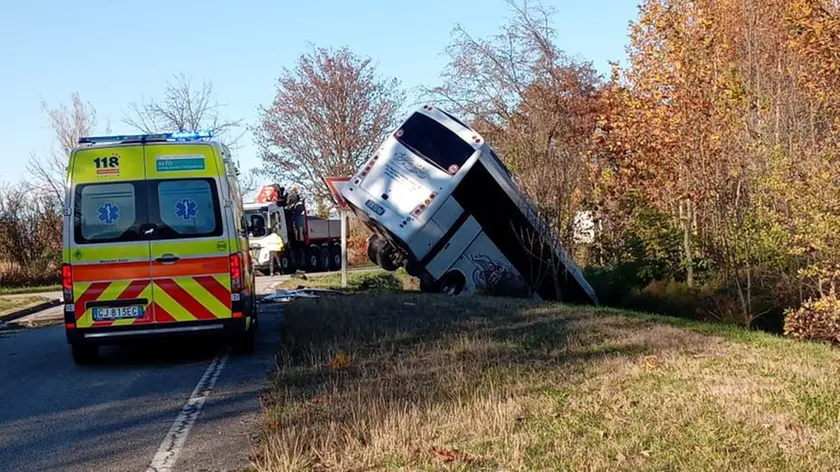 I soccorsi sul luogo dell'incidente