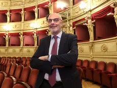 Giuliano Polo nel “suo” Teatro Verdi (foto Andrea Lasorte)