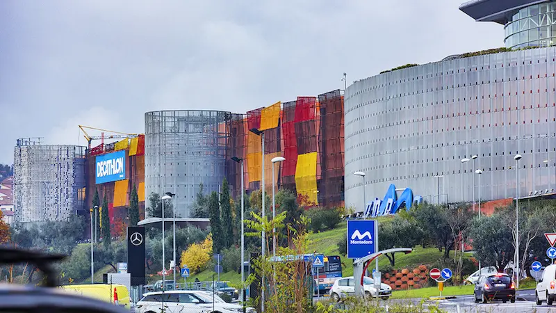Il centro commerciale Montedoro a Muggia