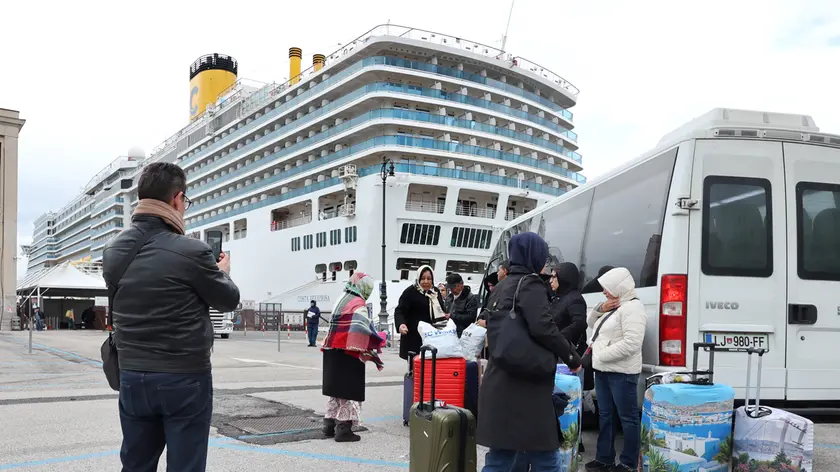 Costa Deliziosa a Trieste prima della partenza (Lasorte)
