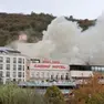 L’incendio dell’albergo-casinò Mulino pubblicate da Primorske Novice