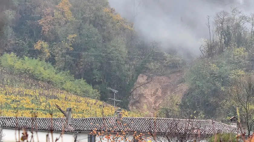 La frana a Brazzano (Petrussi)