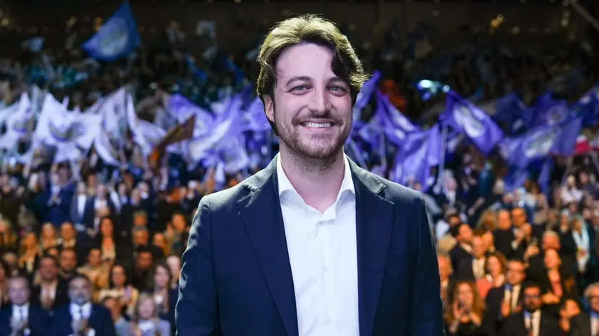 Alberto Stefani (foto Ansa)