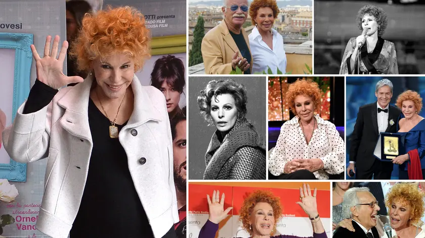 Una foto combo con alcuni scatti non datati dell'archivo dell'Ansa mostra Ornella vanoni durante diversi momenti della sua lunga carriera. La cantante è scomparsa a Milano all'età di 91 anni domenica 22 novembre