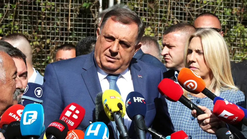 Il presidente destituito: Milorad Dodik, leader nazionalista serbo-bosniaco e filorusso