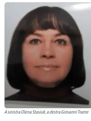 Olena Stasiuk, la madre che ha ucciso a Muggia il figlio Giovanni Trame (foto a destra)