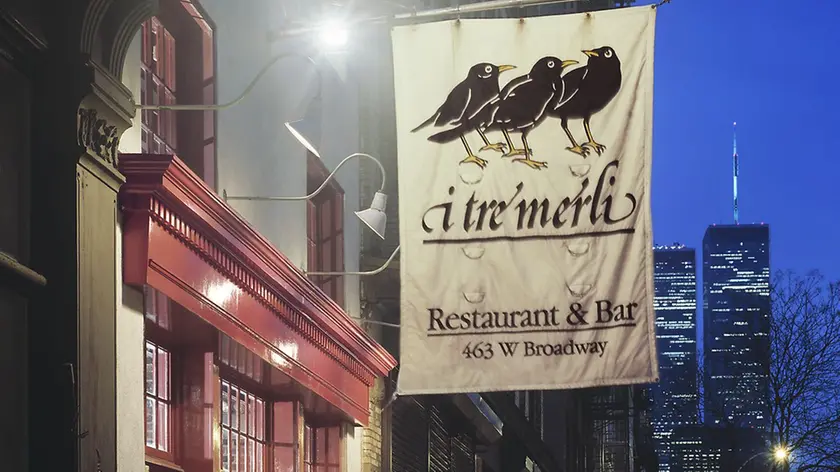 Il ristorante “I Tre Merli” a New York gestito per trent’anni dall’imprenditore genovese Paolo Secondo