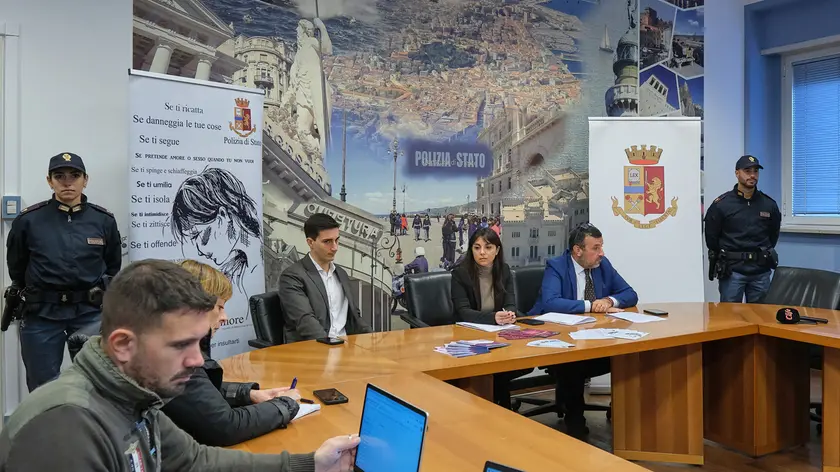 La conferenza stampa in Questura (Silvano)