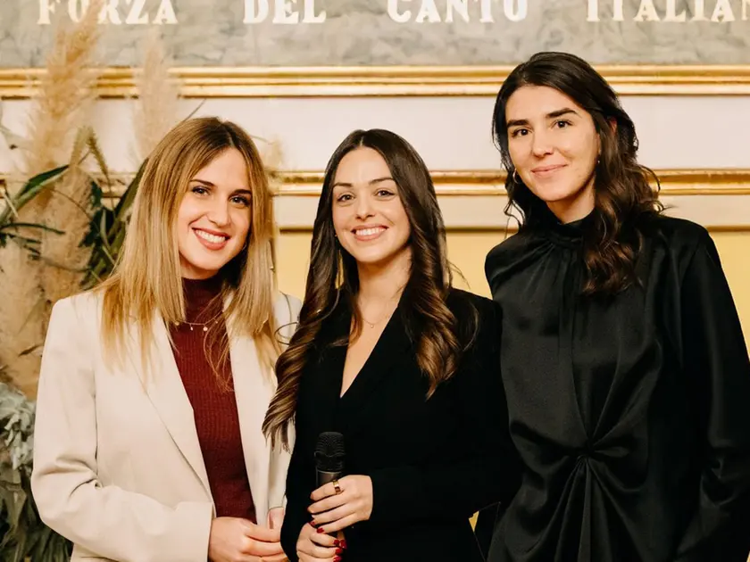 Da sinistra Lara Ranzato, Fanny Nardi e Francesca Bosio