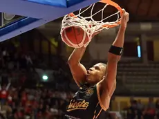Il primo segmento di stagione si è chiuso in modo trionfale con il successo con l’Olimpia (Foto Bruni). Tra tre giorni riprenderanno gli allenamenti in vista del match di Sassari sabato 6 dicembre
