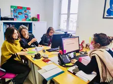 Da sinistra Tromba e Maur, operatrici del Centro antiviolenza del Goap