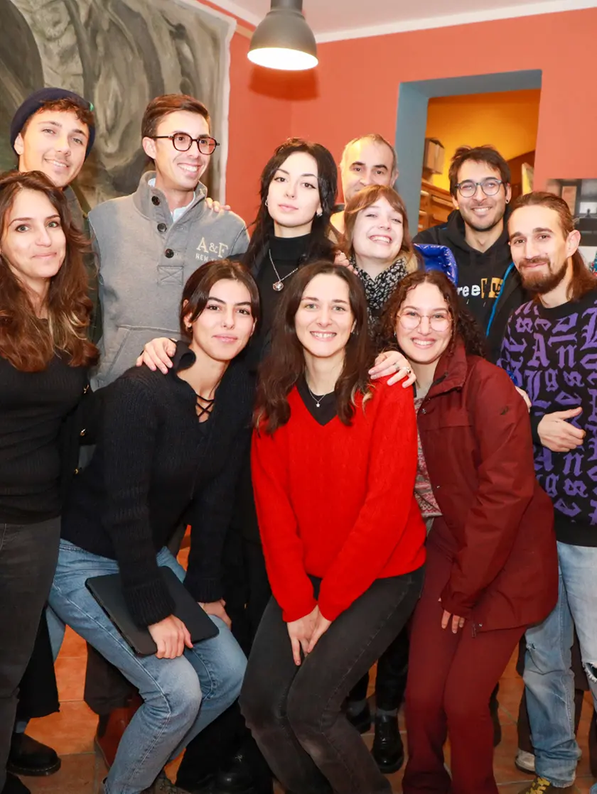 I partecipanti al progetto “Dalla matita al ciak” (Tibaldi)