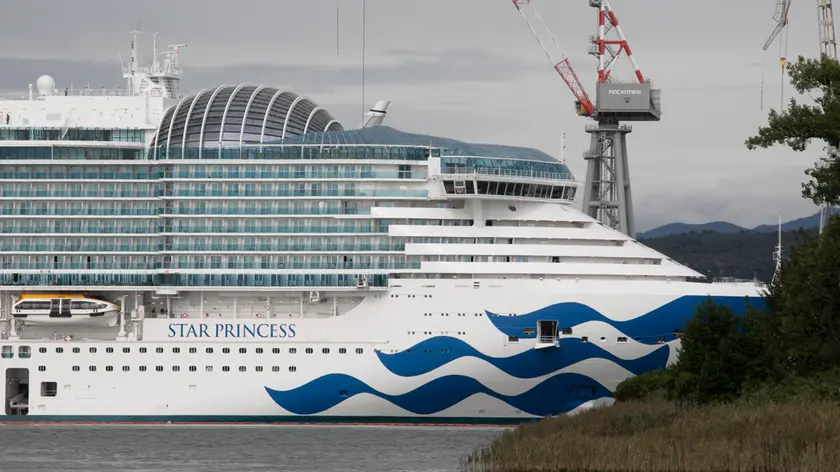 La Star Princess, ultima nave costruita da Fincantieri a Monfalcone (Bonaventura)