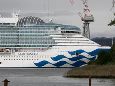 La Star Princess, ultima nave costruita da Fincantieri a Monfalcone (Bonaventura)