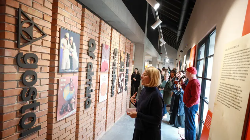 La presentazione all’Epicenter e il percorso della mostra “La città sul confine” (foto Tibaldi)