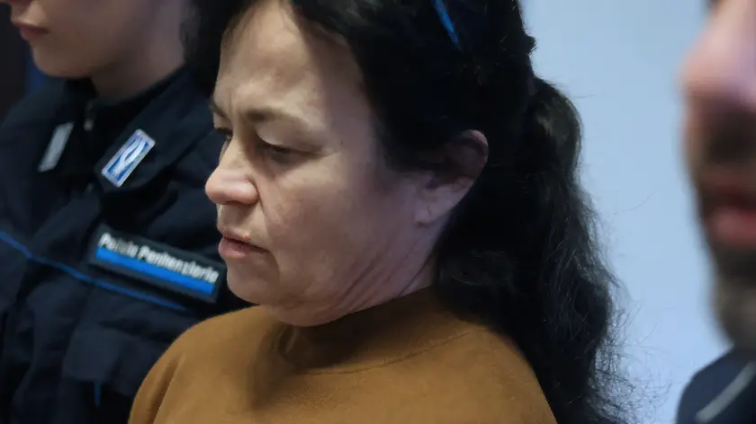 Olena Stasiuk in tribunale a Trieste per l'interrogatorio di garanzia (Lasorte)