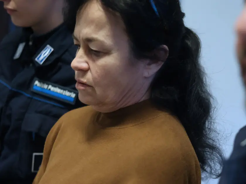 Olena Stasiuk in tribunale a Trieste per l'interrogatorio di garanzia (Lasorte)