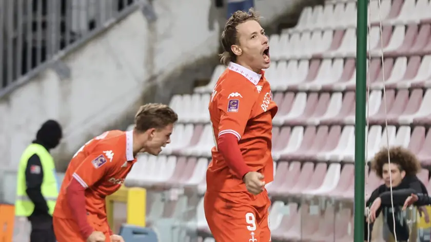 L'esultanza. Foto Lasorte