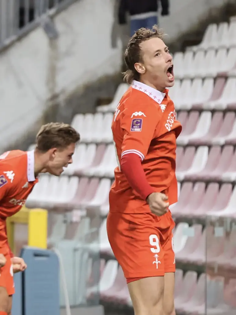 L'esultanza. Foto Lasorte