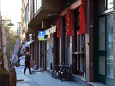Via Baiamonti, teatro dell'accaduto (Foto Bruni)