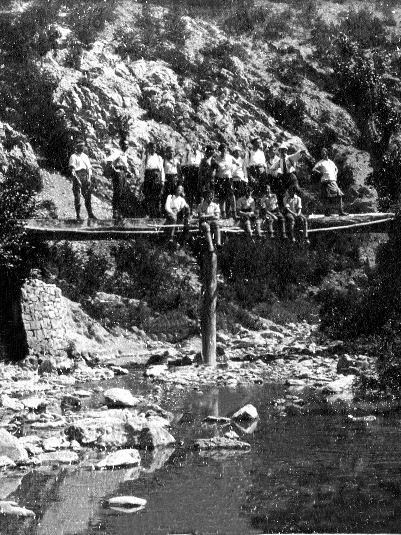 Una foto storica dei mulini di San Dorligo della Valle, dalla loro costruzione al loro utilizzo