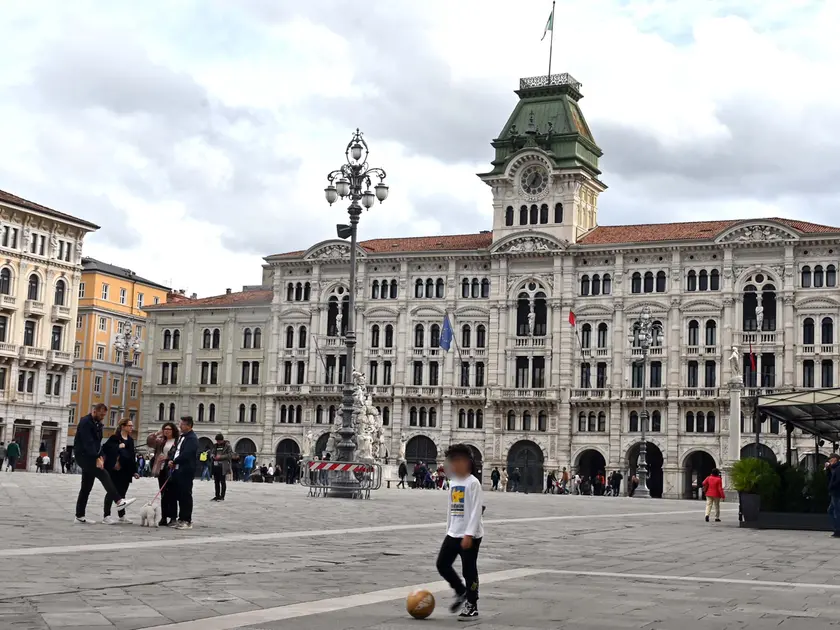 Una veduta di piazza Unità a Trieste
