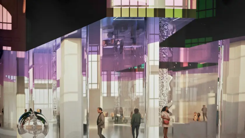 Un rendering del futuro Salone degli Incanti