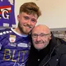 Phil Collins assieme al terzogenito Mathew, calciatore dell'Austria Salzburg