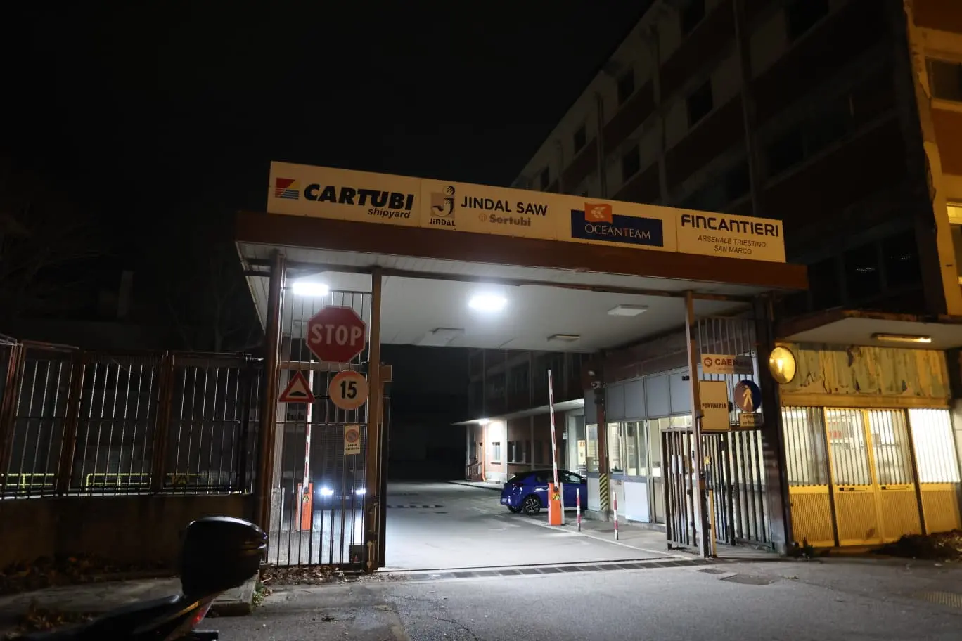 L'area dove è avvenuto l'infortunio. Foto Lasorte