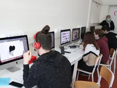 Studenti al Galilei di Gorizia in una foto di archivio
