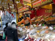 Una bancarella di una passata edizione della fiera di San Nicolò (Bonaventura)