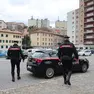 I carabinieri dopo il blitz in piazza Foraggi