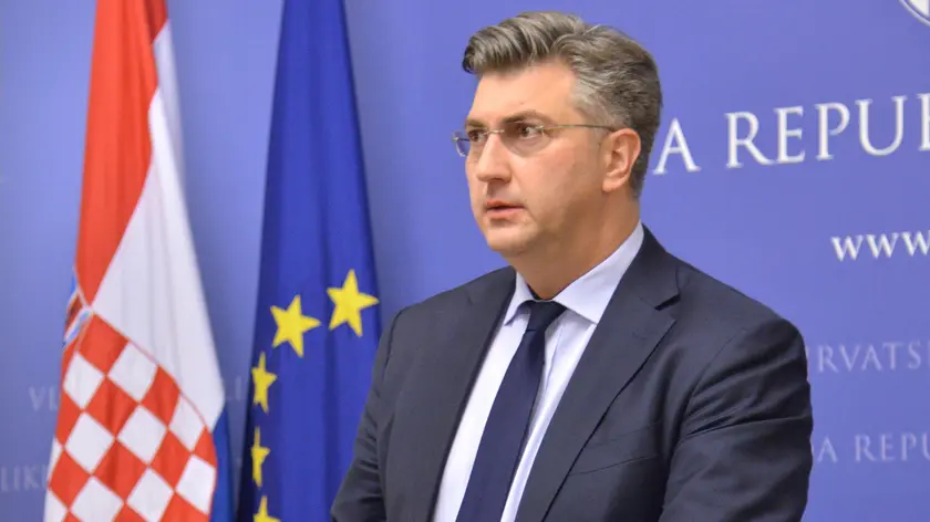 Il premier croato Andrej Plenković (foto Ansa)