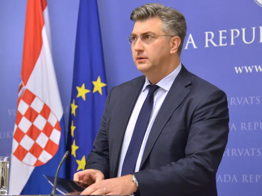 Il premier croato Andrej Plenković (foto Ansa)