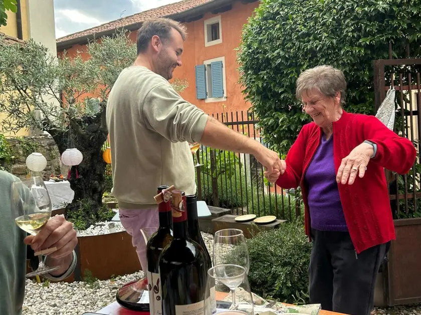 Quirin Kunhert di 32 anni e Guerrina Scokaj di 83 anni, le due vittime della frana