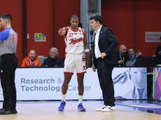 Israel Gonzalez parla con Jahmi’us Ramsey. Foto Ciamillo/Lasorte