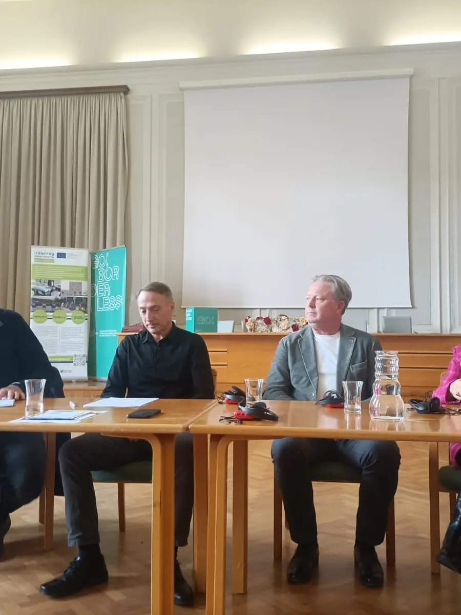 Un momento dell'incontro che si è tenuto oggi a Gorizia