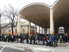 L’operazione di sgombero in Porto Vecchio a Trieste lo scorso 3 dicembre (foto Lasorte)