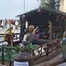 Il presepe di piazza Unità vandalizzato Foto Andrea Lasorte