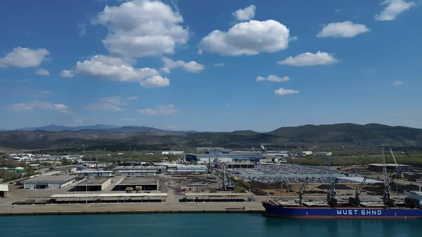 Una veduta aerea di Portorosega. Foto Katia Bonaventura