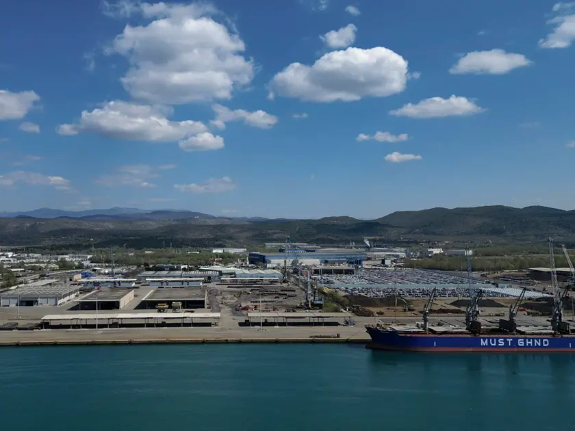 Una veduta aerea di Portorosega. Foto Katia Bonaventura