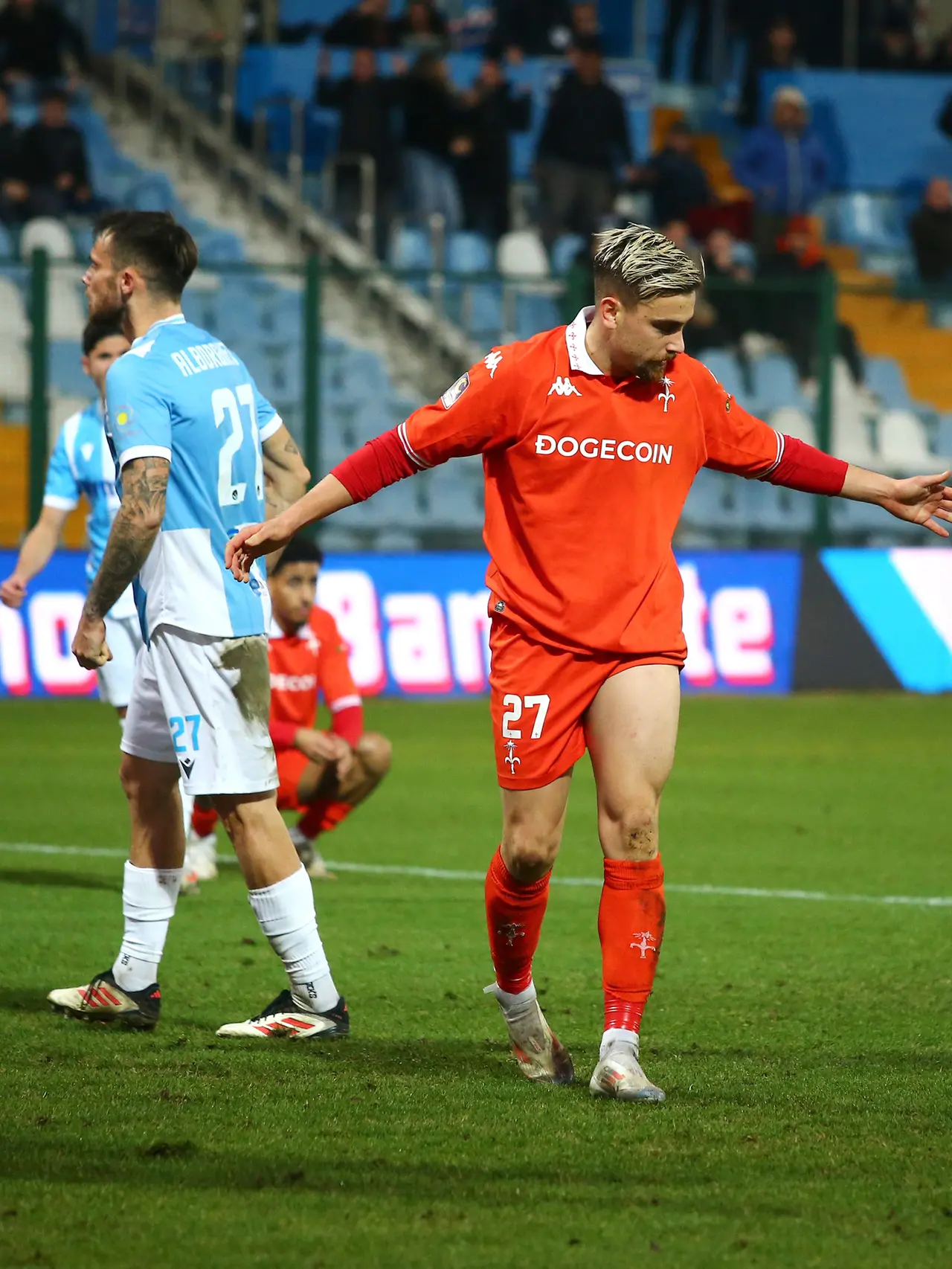 Alessandro Faggioli guarda il dischetto del rigore foto Ciamillo/Lasorte