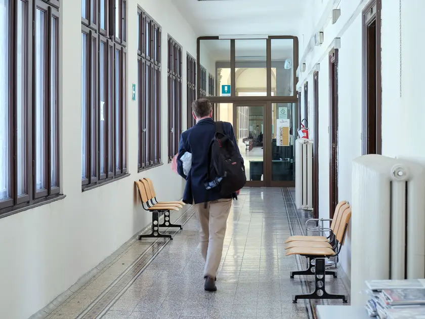 L’interno del Tribunale di Trieste (Foto Silvano)