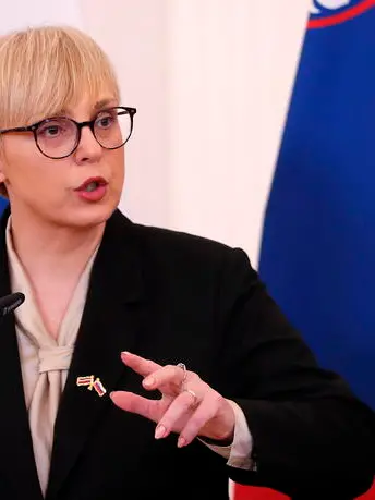La Presidente della Repubblica slovena Nataša Pirc Musar