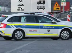 La polizia slovena in una foto di archivio