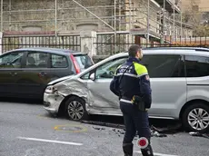 La macchina coinvolta nello scontro (Lasorte)