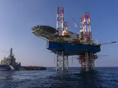 La piattaforma Labin usata per la trivellazione del nuovo pozzo