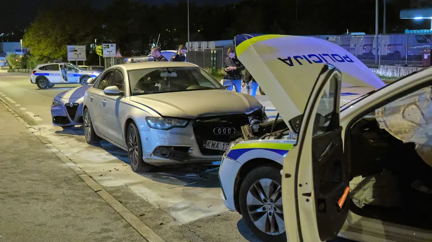 Lo schianto in via Brigata Casale a metà novembre (foto Silvano)